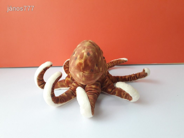 Eredeti Wild Republic POLIP plüss ritkaság Nagy méretű 37 cm-es kabala figura !! EXTRA !! ÉLETHŰ !!