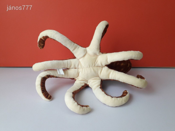 Eredeti Wild Republic POLIP plüss ritkaság Nagy méretű 37 cm-es kabala figura !! EXTRA !! ÉLETHŰ !!