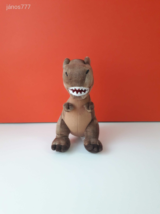 Universal Studios JURASSIC PARK Jurassic World T-REX dinó plüss dinoszaurusz kabala figura 27 cm
