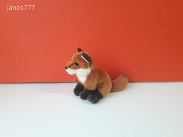 Eredeti Uni Toys RÓKA kölyök plüss 20 cm-es kabala figura !! EXTRA !! ÉLETHŰ !!