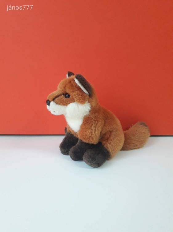 Eredeti Uni Toys RÓKA kölyök plüss 20 cm-es kabala figura !! EXTRA !! ÉLETHŰ !!