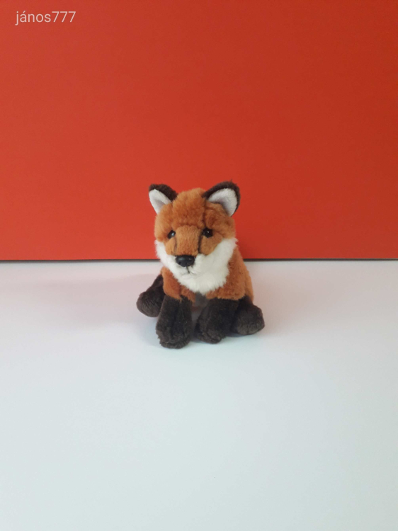 Eredeti Uni Toys RÓKA kölyök plüss 20 cm-es kabala figura !! EXTRA !! ÉLETHŰ !!