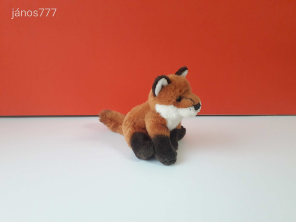 Eredeti Uni Toys RÓKA kölyök plüss 20 cm-es kabala figura !! EXTRA !! ÉLETHŰ !!