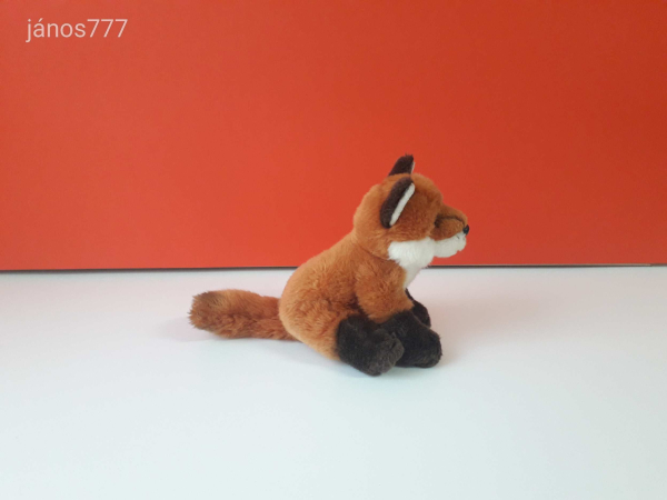 Eredeti Uni Toys RÓKA kölyök plüss 20 cm-es kabala figura !! EXTRA !! ÉLETHŰ !!