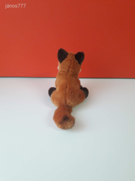 Eredeti Uni Toys RÓKA kölyök plüss 20 cm-es kabala figura !! EXTRA !! ÉLETHŰ !!