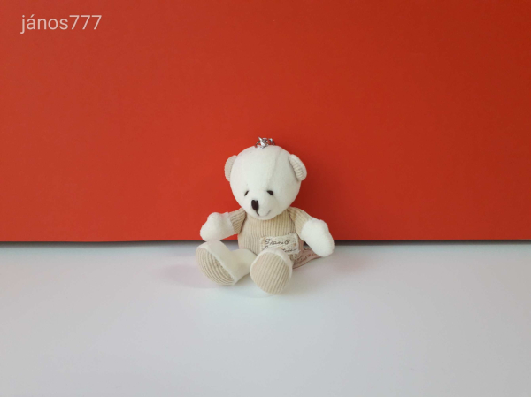 Eredeti TIAMO maci plüss medve kabala figura !! 11 cm-es mackó kulcstartó !! EXTRA !!