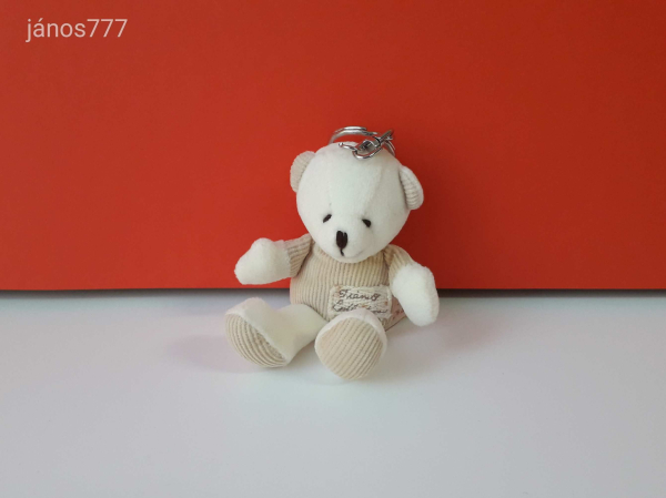 Eredeti TIAMO maci plüss medve kabala figura !! 11 cm-es mackó kulcstartó !! EXTRA !!