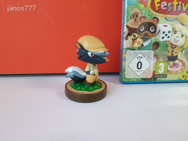 Eredeti Nintendo Wii U Animal Crossing Amiibo Festival konzol játék + kiegészítő !!