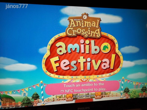 Eredeti Nintendo Wii U Animal Crossing Amiibo Festival konzol játék + kiegészítő !!
