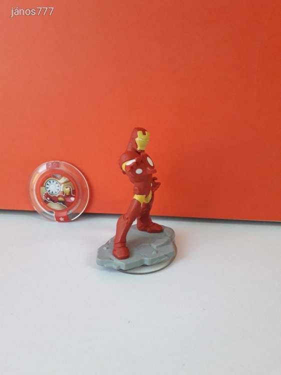 Eredeti Disney Infinity 2.0 Marvel Iron Man Vasember játékfigura + Power Disc !!