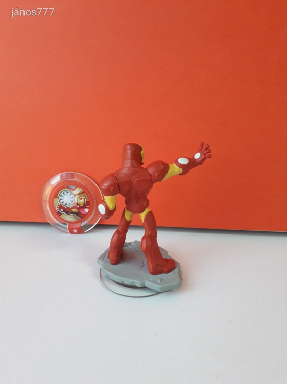 Eredeti Disney Infinity 2.0 Marvel Iron Man Vasember játékfigura + Power Disc !!