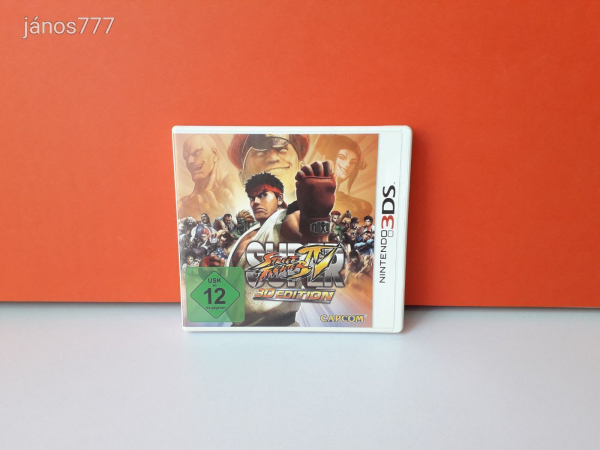 Eredeti Nintendo 3DS Super Street Fighter IV 3D konzol játék !!