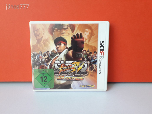 Eredeti Nintendo 3DS Super Street Fighter IV 3D konzol játék !!