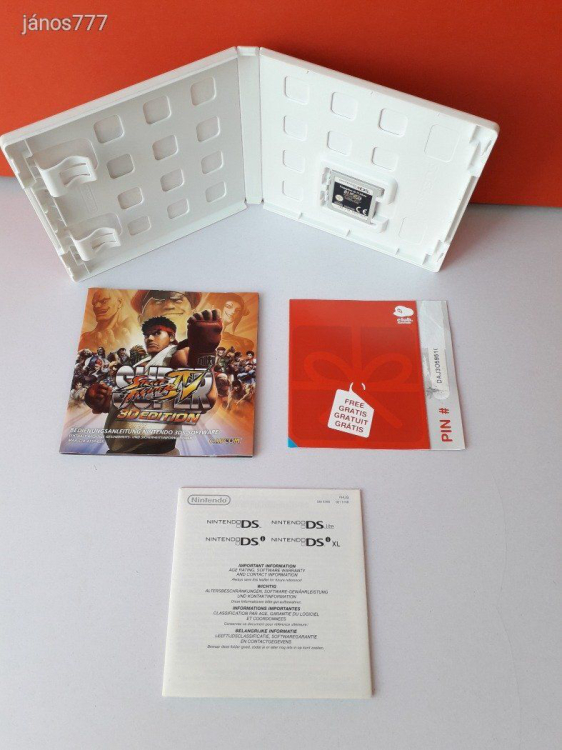 Eredeti Nintendo 3DS Super Street Fighter IV 3D konzol játék !!