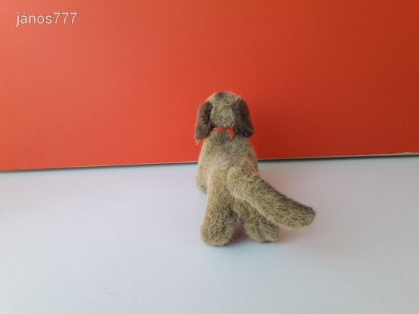 Eredeti STEIFF Kutya DRÓTSZŐRŰ TACSKÓ plüss kutyus kabala figura !!! EXTRA !!