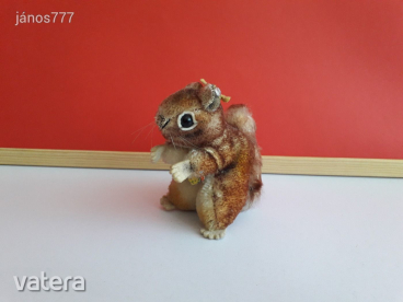 Eredeti STEIFF Mókus Perri régi antik mohair kabala figura !!!! EXTRA !!!