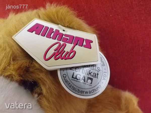 Eredeti ALTHANS CLUB plüss MACI mackó 41 cm-es medve kabala figura !!!