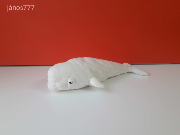 IKEA TANDVAL fehér Beluga BÁLNA plüss kabala figura 36 cm-es plüssfigura !! EXTRA