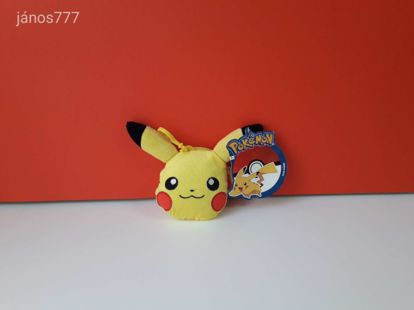 Eredeti POKÉMON PIKACHU plüss PÉNZTÁRCA Pokemon figura EXTRA