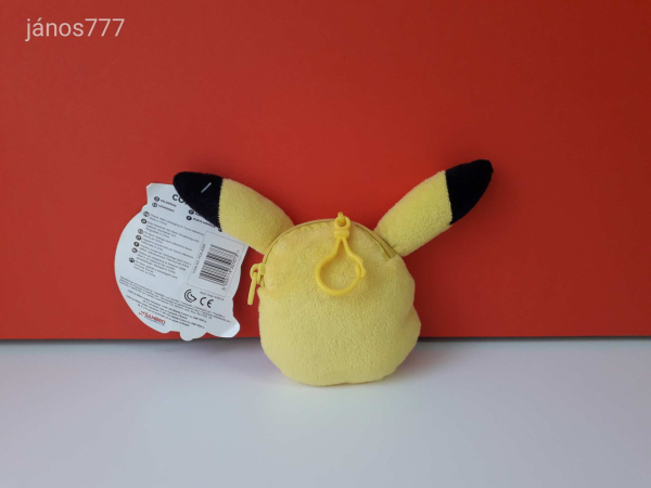 Eredeti POKÉMON PIKACHU plüss PÉNZTÁRCA Pokemon figura EXTRA