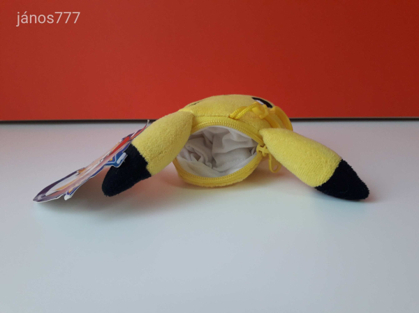 Eredeti POKÉMON PIKACHU plüss PÉNZTÁRCA Pokemon figura EXTRA