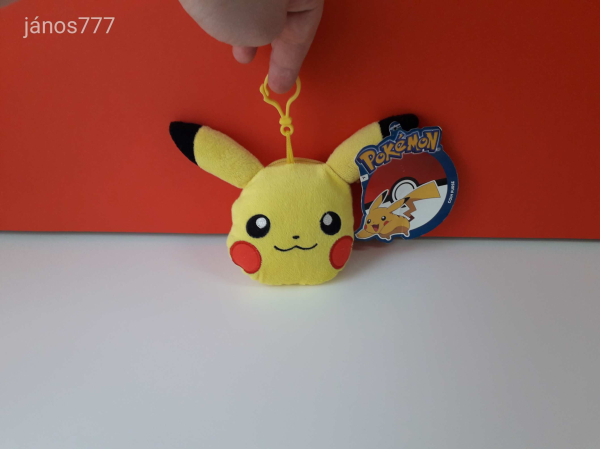 Eredeti POKÉMON PIKACHU plüss PÉNZTÁRCA Pokemon figura EXTRA