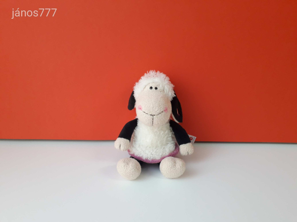 Eredeti NICI BÁRÁNY JOLLY MALOU hímzett plüss bari 21 cm-es kabala figura EXTRA !
