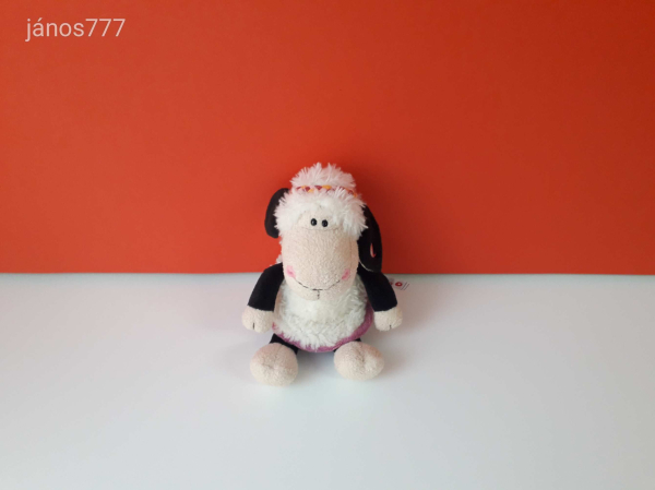 Eredeti NICI BÁRÁNY JOLLY MALOU hímzett plüss bari 21 cm-es kabala figura EXTRA !