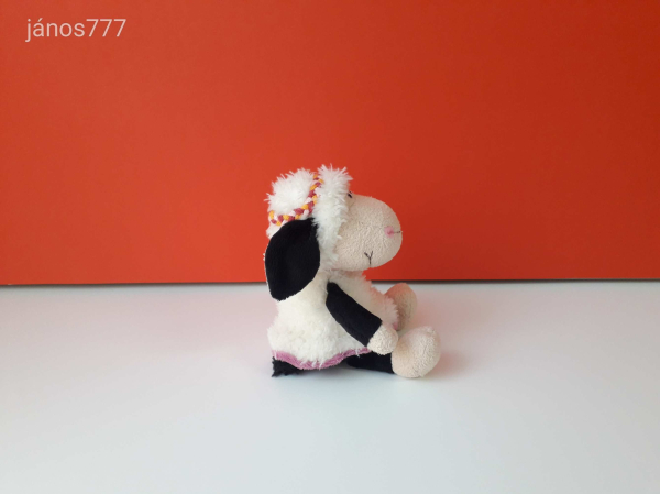 Eredeti NICI BÁRÁNY JOLLY MALOU hímzett plüss bari 21 cm-es kabala figura EXTRA !