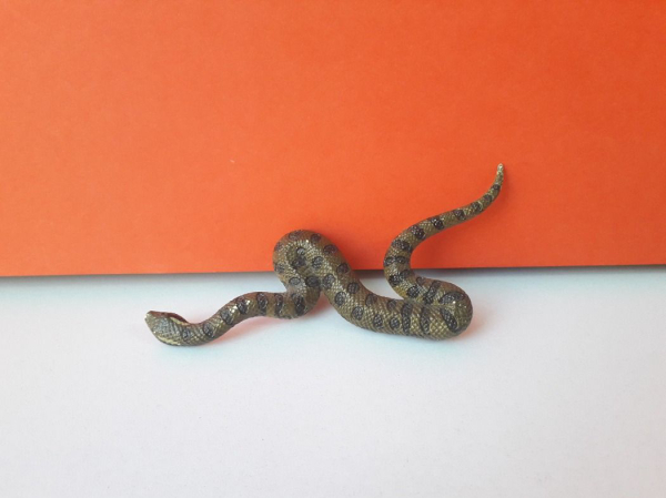 Eredeti Schleich zöld anakonda kígyó állatfigura! 13x3cm ! 2016-os kiadás! Schleich 14778