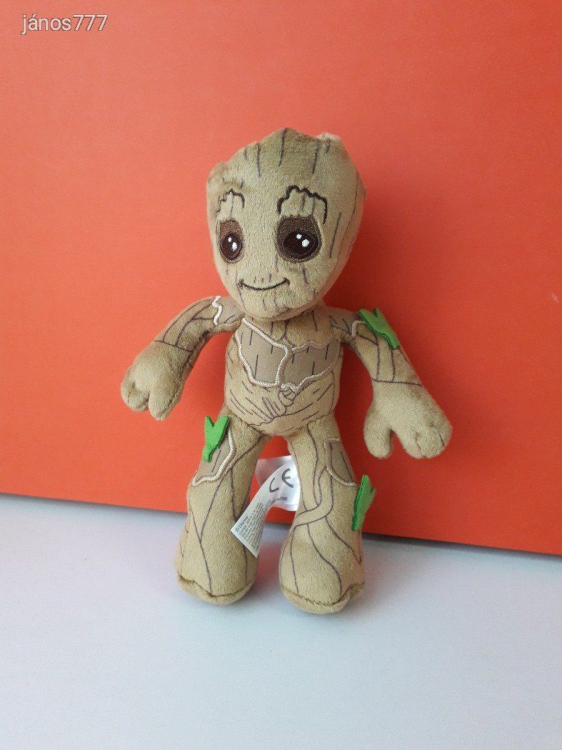 Eredeti Disney Marvel Avengers Bosszúállók Galaxis őrzői Baby Groot plüss kabala figura 21 cm EXTRA