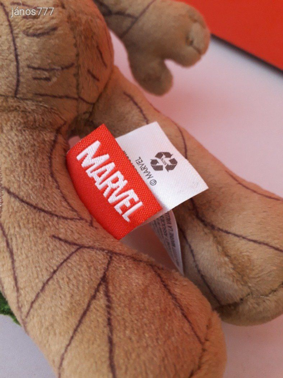 Eredeti Disney Marvel Avengers Bosszúállók Galaxis őrzői Baby Groot plüss kabala figura 21 cm EXTRA
