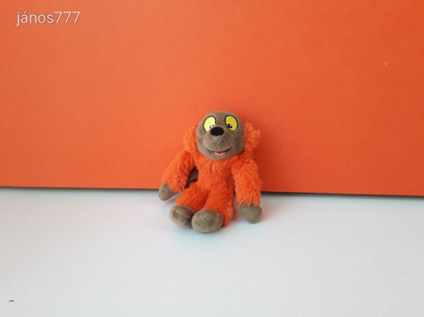 JAMADU majom mese plüss HŰTŐMÁGNES kabala figura ! 14 cm-es maki plüssfigura ! EXTRA