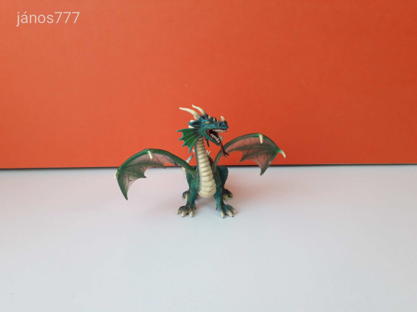 Eredeti Schleich World of Knights Sárkány állatfigura ! 14x13cm ! 2003-as kiadás ! Schleich 70033