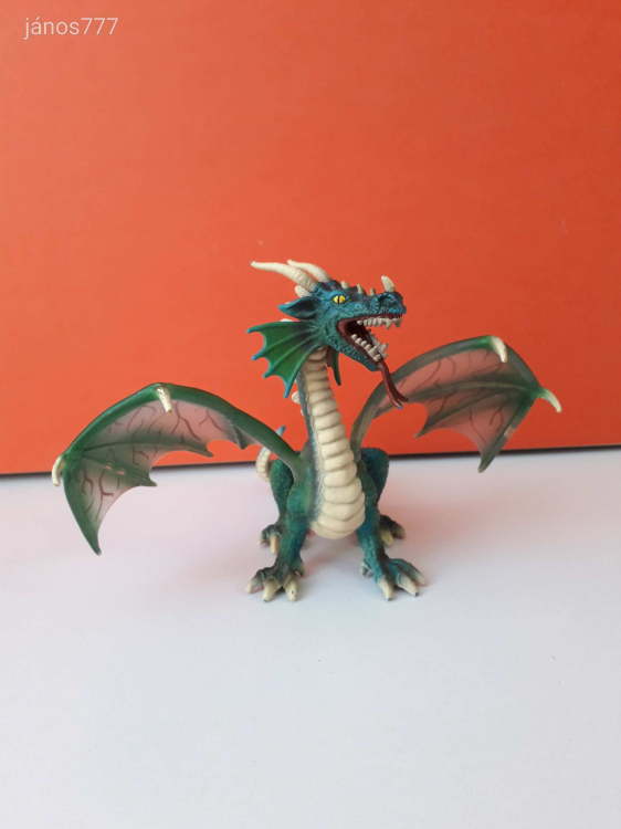 Eredeti Schleich World of Knights Sárkány állatfigura ! 14x13cm ! 2003-as kiadás ! Schleich 70033