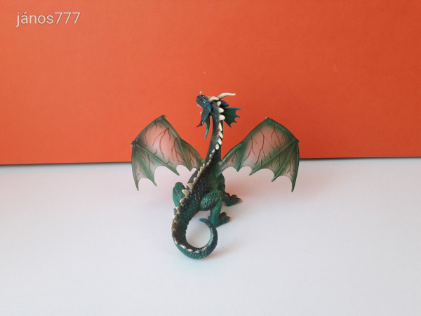 Eredeti Schleich World of Knights Sárkány állatfigura ! 14x13cm ! 2003-as kiadás ! Schleich 70033
