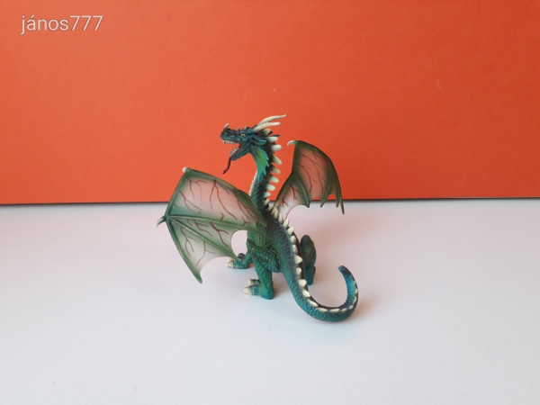 Eredeti Schleich World of Knights Sárkány állatfigura ! 14x13cm ! 2003-as kiadás ! Schleich 70033