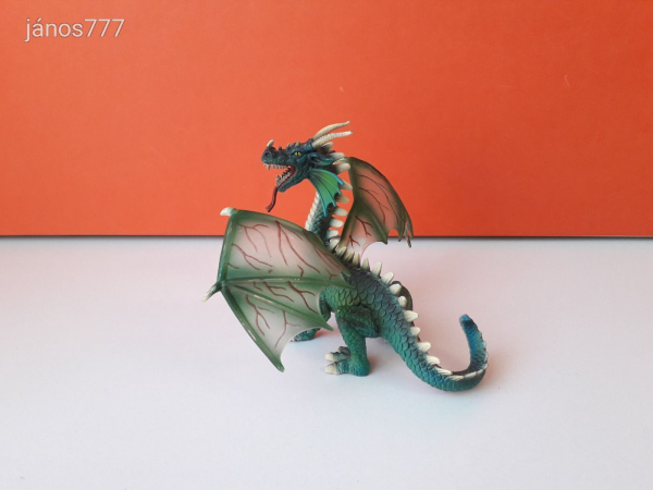 Eredeti Schleich World of Knights Sárkány állatfigura ! 14x13cm ! 2003-as kiadás ! Schleich 70033