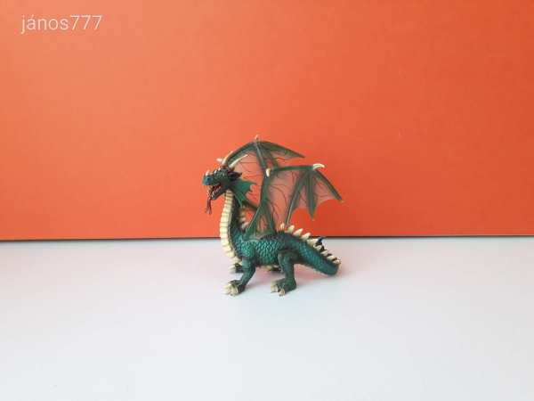 Eredeti Schleich World of Knights Sárkány állatfigura ! 14x13cm ! 2003-as kiadás ! Schleich 70033
