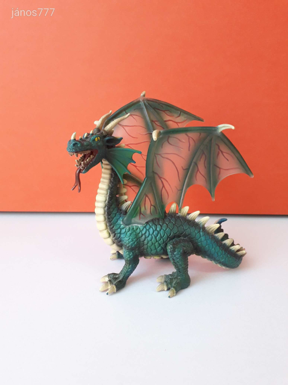 Eredeti Schleich World of Knights Sárkány állatfigura ! 14x13cm ! 2003-as kiadás ! Schleich 70033