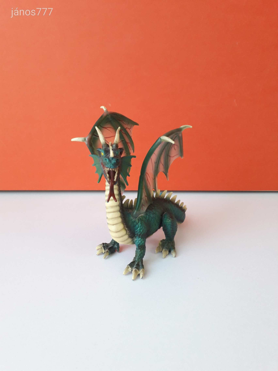 Eredeti Schleich World of Knights Sárkány állatfigura ! 14x13cm ! 2003-as kiadás ! Schleich 70033