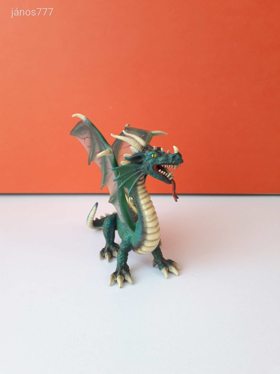 Eredeti Schleich World of Knights Sárkány állatfigura ! 14x13cm ! 2003-as kiadás ! Schleich 70033