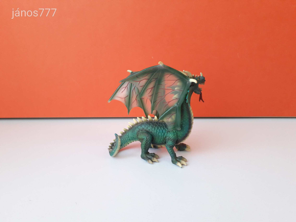 Eredeti Schleich World of Knights Sárkány állatfigura ! 14x13cm ! 2003-as kiadás ! Schleich 70033