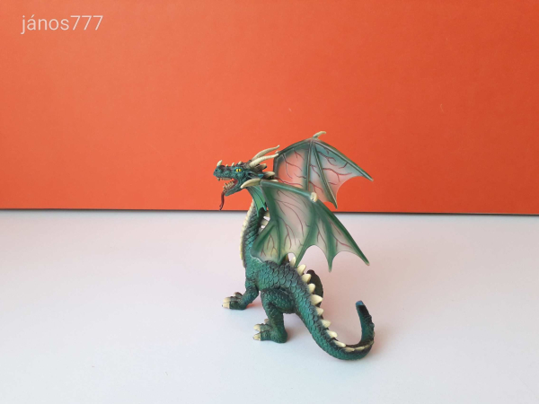 Eredeti Schleich World of Knights Sárkány állatfigura ! 14x13cm ! 2003-as kiadás ! Schleich 70033