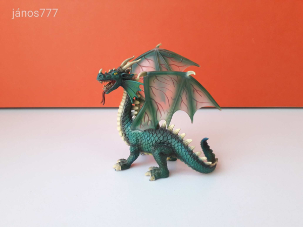 Eredeti Schleich World of Knights Sárkány állatfigura ! 14x13cm ! 2003-as kiadás ! Schleich 70033