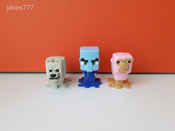 Extra McDonald's Minecraft 3db figura együtt !!