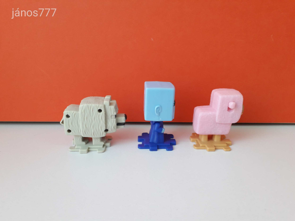 Extra McDonald's Minecraft 3db figura együtt !!