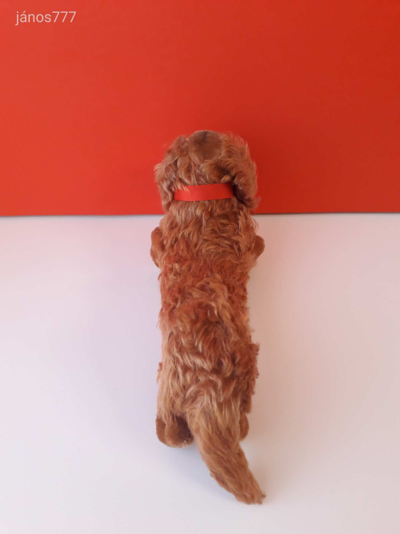 Eredeti STEIFF kutya plüss TACSKÓ 35 cm antik STEIFF Dachshund Dog WALDI kabala figura !! EXTRA !!