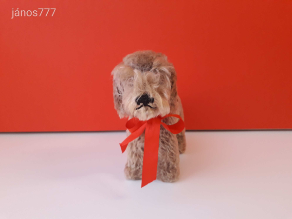 Eredeti STEIFF kutya plüss TACSKÓ 24 cm antik STEIFF Dachshund Dog kabala figura !! EXTRA !!