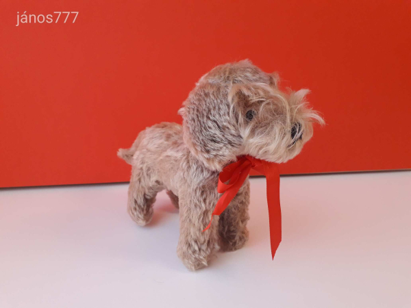 Eredeti STEIFF kutya plüss TACSKÓ 24 cm antik STEIFF Dachshund Dog kabala figura !! EXTRA !!